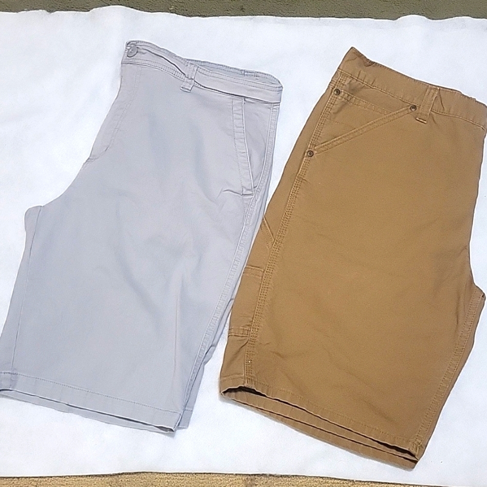 2 working men's cargo shorts size 36